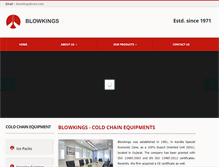 Tablet Screenshot of blowkings.co.in